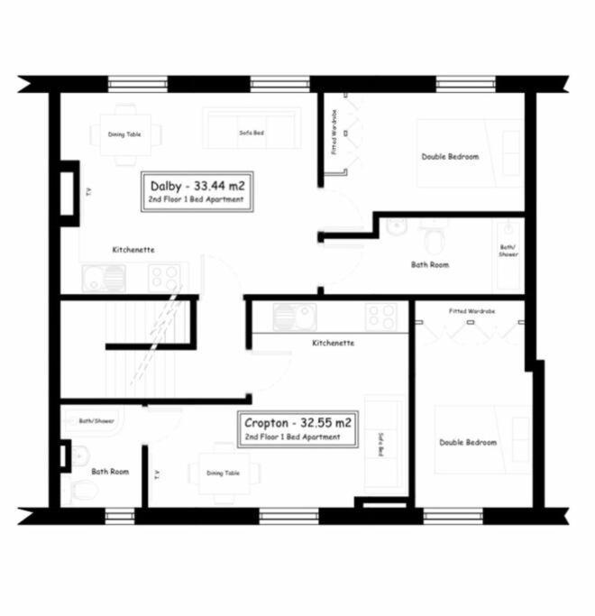 Lettered Board Apartments 1, 2 & 3 Pickering Bagian luar foto